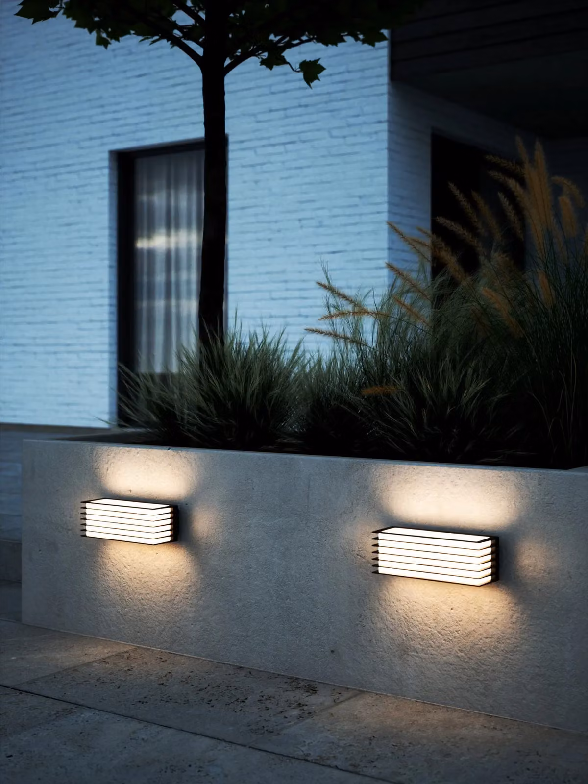 Nordlux Fluctus Modern Square Outdoor Wall Light in Black Metal with E27 Socket and IP44 Rating – 3