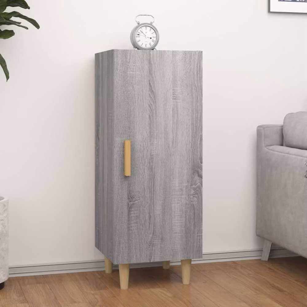 Berkfield Home Grey Sonoma Sideboard in Engineered Wood, W/D/H: 34.5 x 34.0 x 90.0 cm – 2