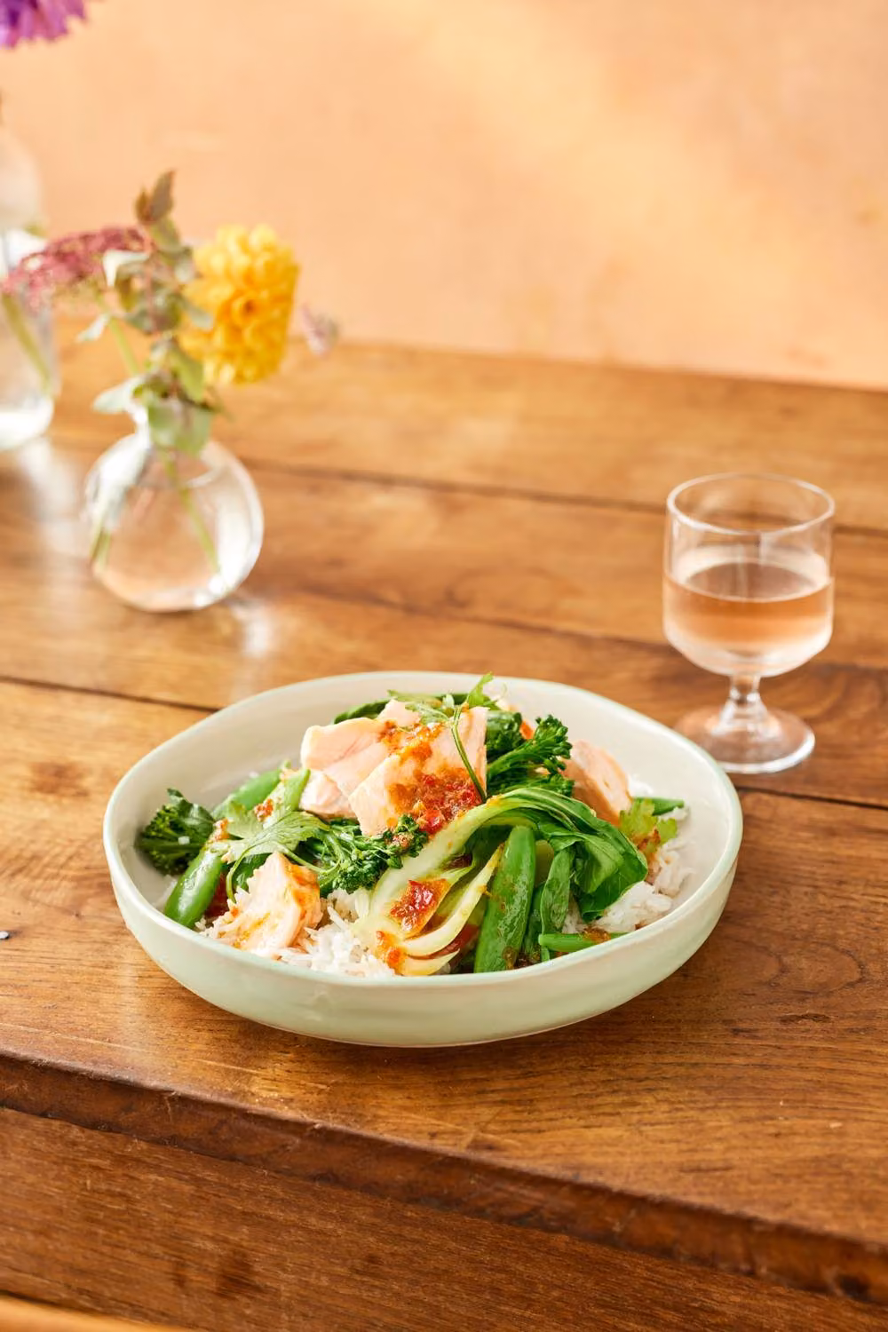 Jamie Oliver Big Love Stoneware Dinner Service Set of 8 in Pink, Green and White – 2