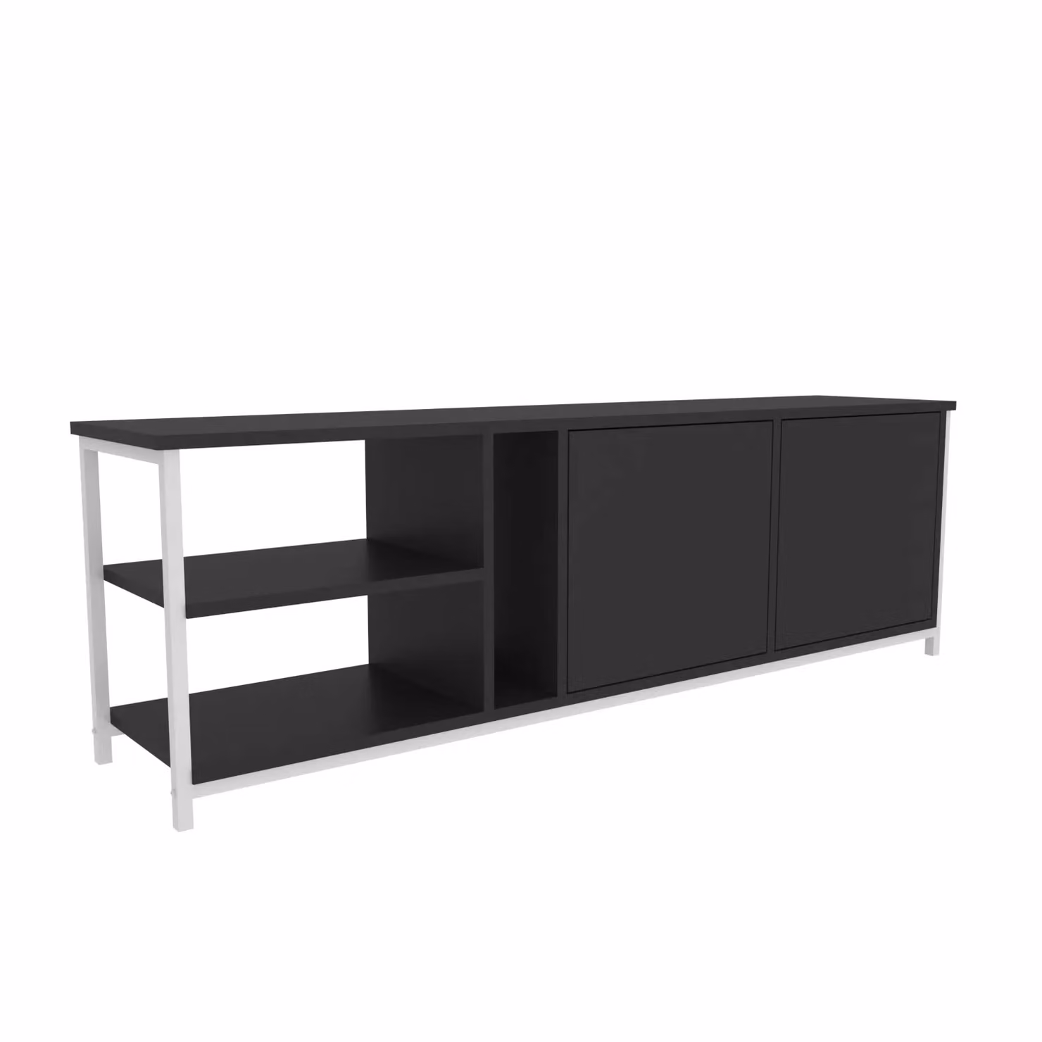Decorotika Primrose TV Unit in White, Grey and Anthracite – 2