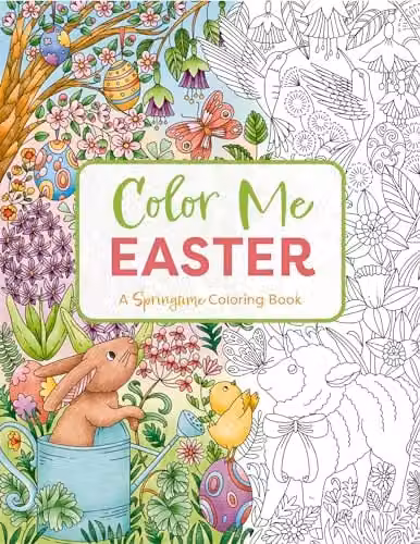 Color Me Easter Springtime Coloring Book by Cider Mill Press