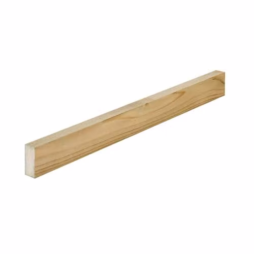 Snowdon Timber Treated Rough Sawn Wood Battens, 8 Pack, W: 50 mm, T: 22 mm, L: 1.8 m