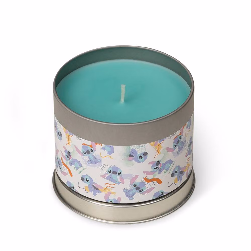 Disney Stitch Scented Tin Candle - Coral Flower & Pineapple in Aqua – 2