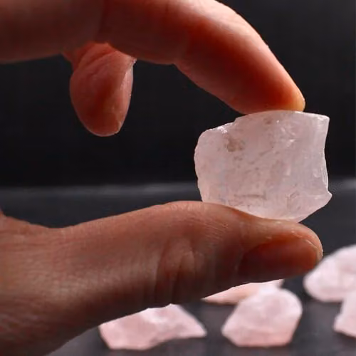 KDMD Pink Rose Quartz Raw Crystals, 500 g – 4