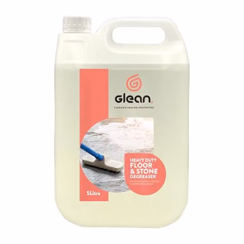 GLEAN Heavy Duty Floor and Stone Degreaser, 5 L Multi-Surface Cleaner for Natural Stone, Porcelain, Granite, Marble, Patios, Tiles and Hearth
