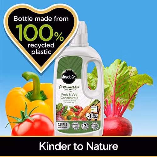 Miracle-Gro Performance Organics Fruit and Vegetable Liquid Plant Food, 1 l – 5