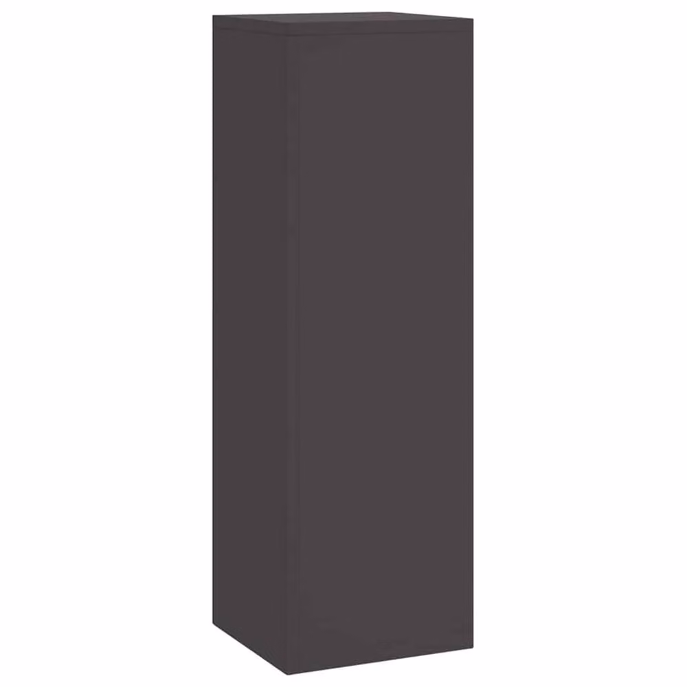 Berkfield Home 3-Piece Black Steel Outdoor Plant Stand Pillar Set – 3