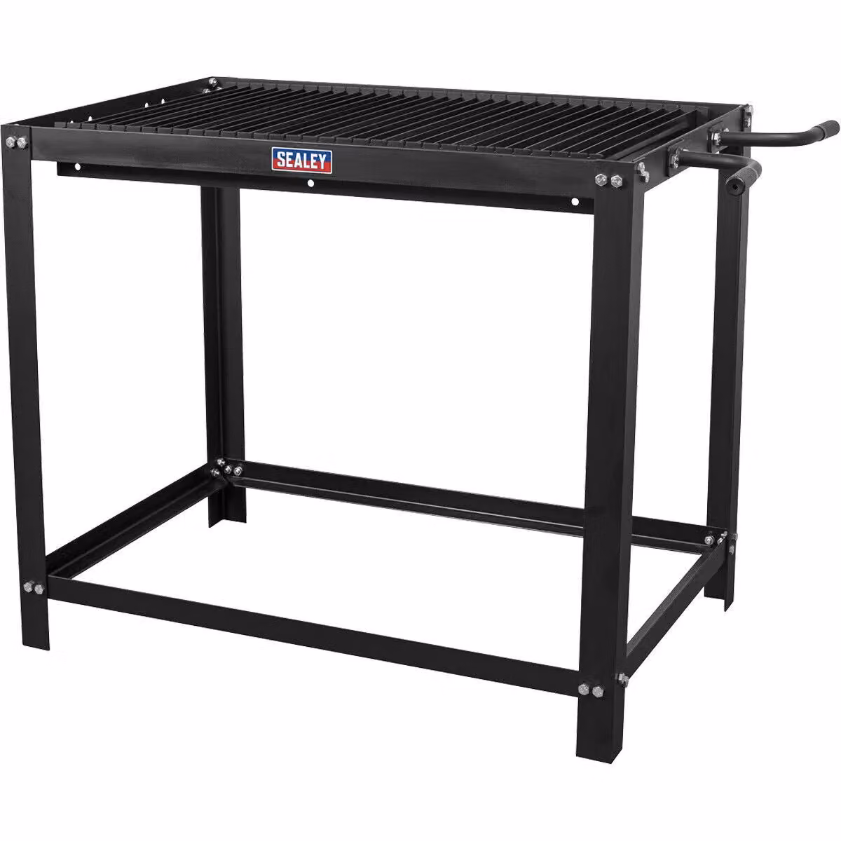 Loops Plasma Cutting Table Workbench in Black Mild Steel with Replaceable Slats and 113kg Capacity – 4