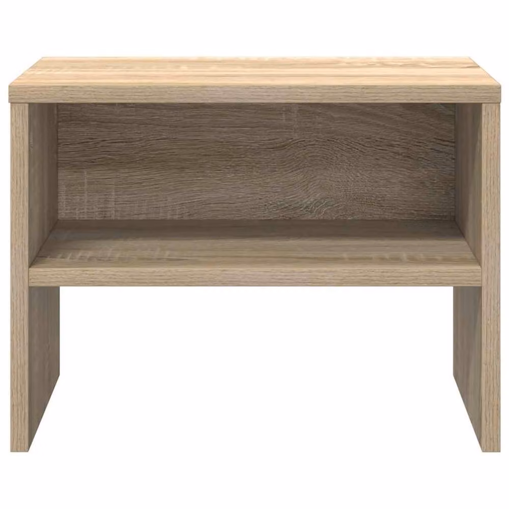 Berkfield Home Sonoma Oak Bedside Cabinet in Light Sand, W/D/H: 40 x 30 x 30 cm – 3