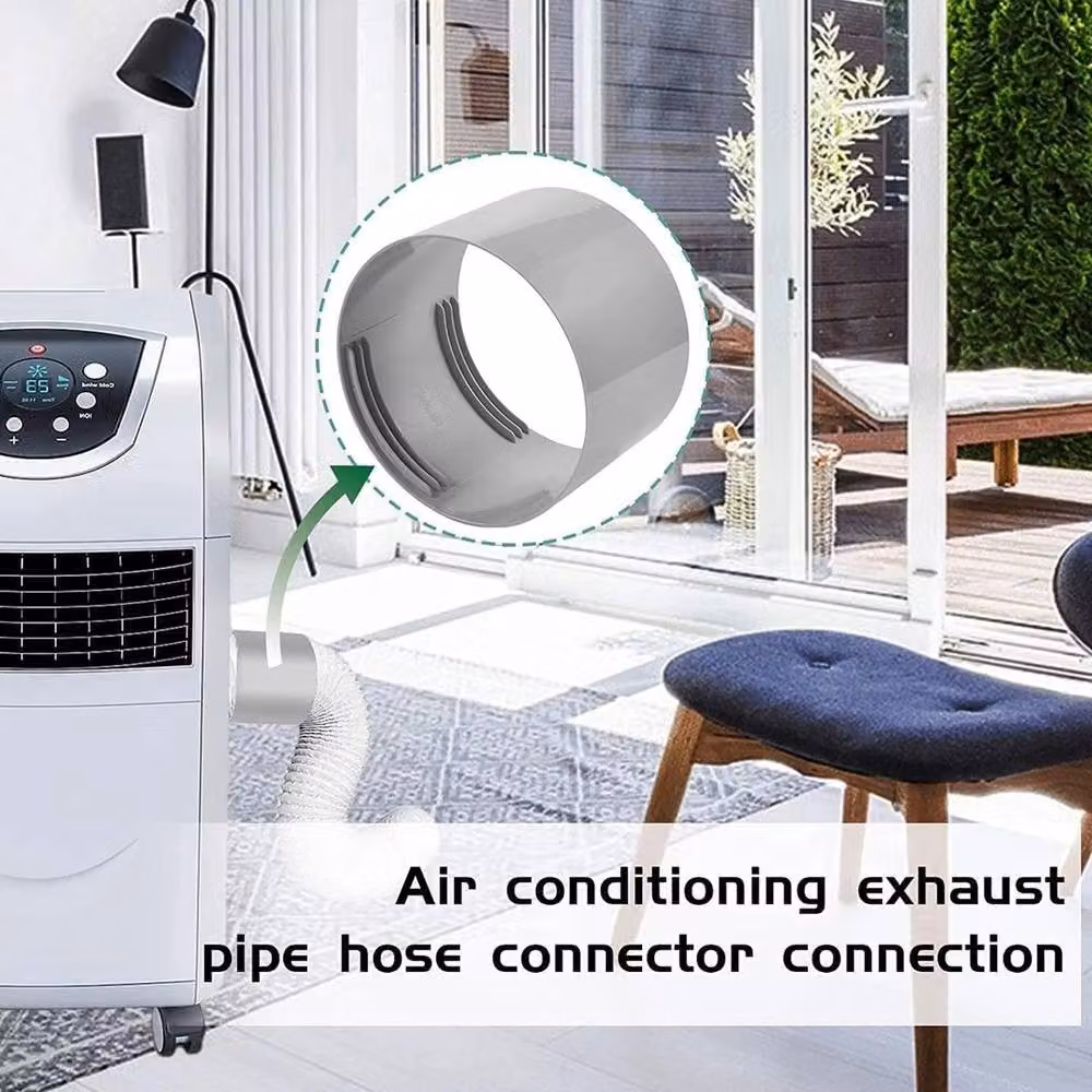 EONLION 2-Piece Air Conditioner Exhaust Hose Adapter, White – 2