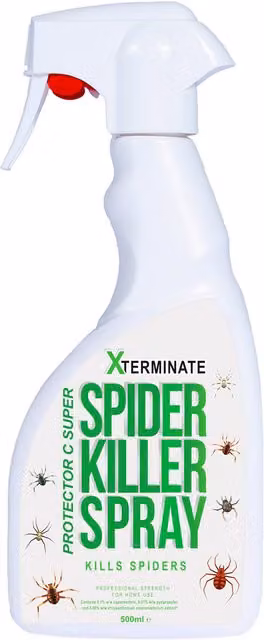 Xterminate Spider Repellent Spray, Clear, 0.5kg