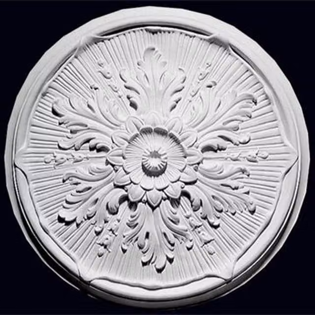 NMC Millenia Lightweight Modern Ceiling Rose Canopy in White
