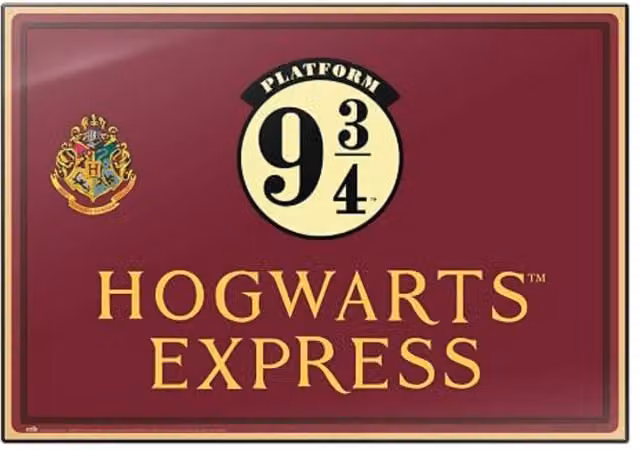 Grupo Erik Harry Potter Hogwarts Express Mouse Desk Mat - Red