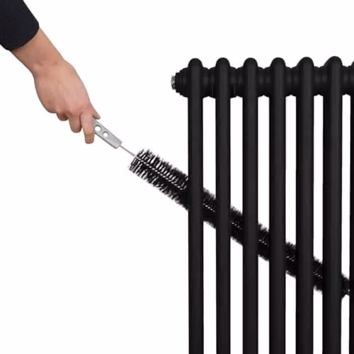 Monstershop Traditional 2 Column Steel Radiator in Black, W/D/H: 60.0 x 7.0 x 119.2 cm – 11
