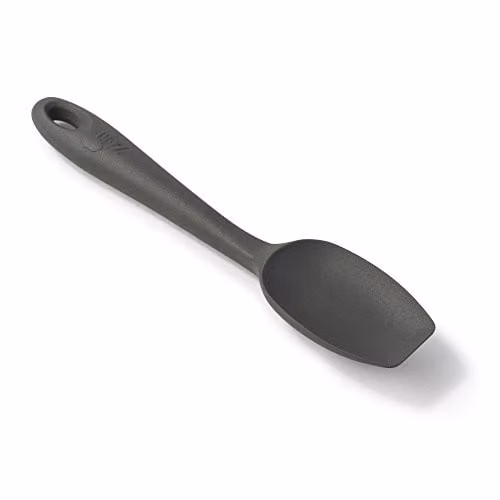 Zeal Silicone Non-Scratch Spatula Spoon, Grey, 20 cm
