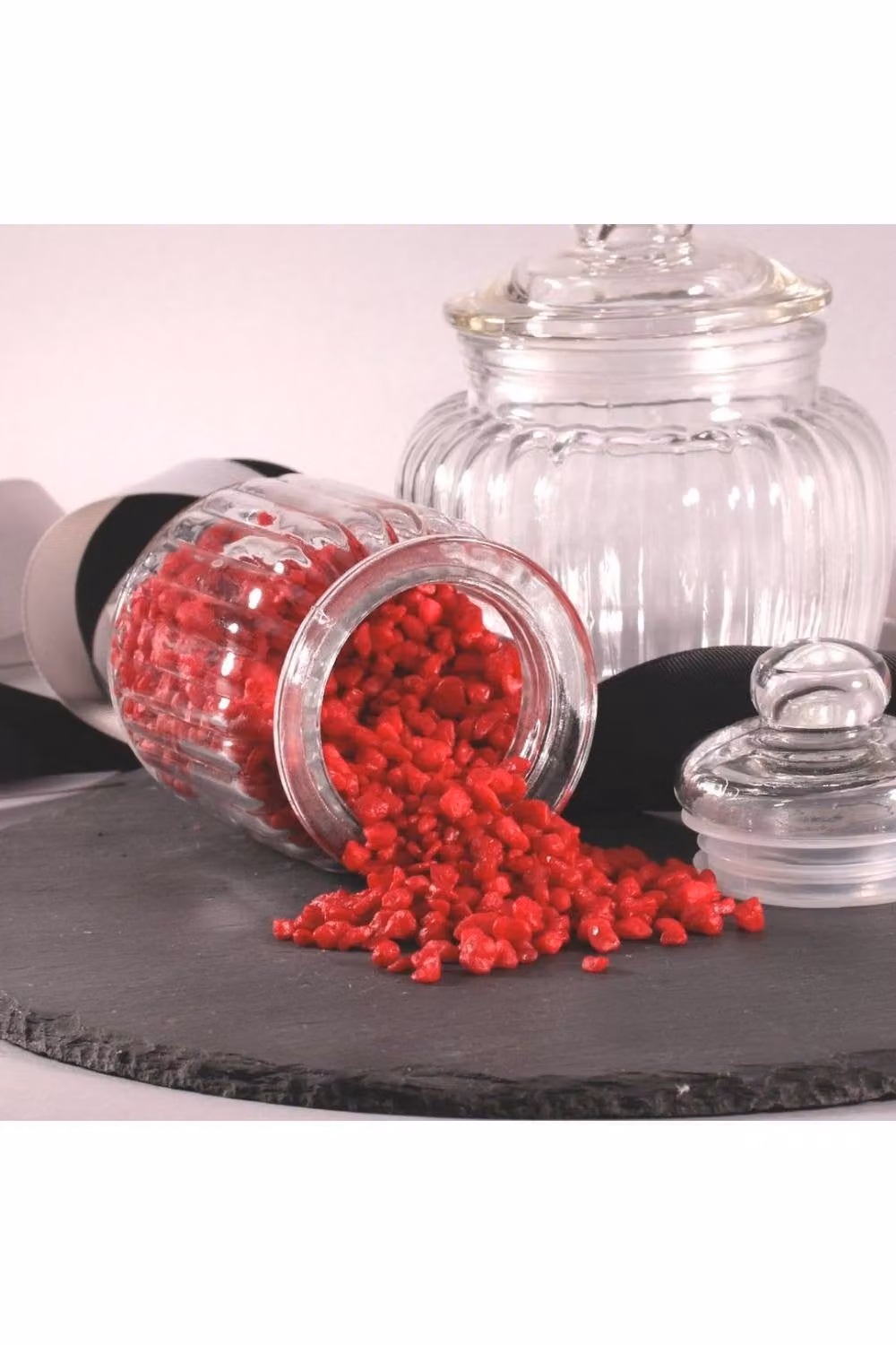 KDMD 2 Pack of Red Decorative Stones, 750 g per Jar – 3