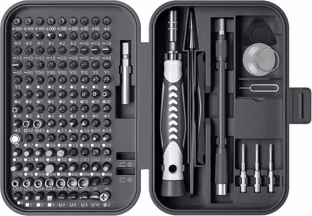 Havendro 150-in-1 Precision Screwdriver Electronics Kit in Black