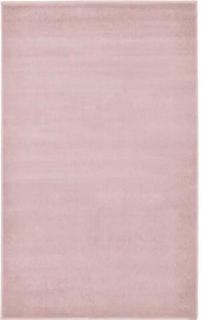 THE RUGS Maestro Collection Solid Design Pink Rug, W: 160 cm, D: 230 cm