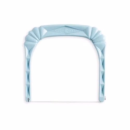 Nordic Ware Blue Adjustable Bundt Slicer with Stainless Steel and Plastic Construction – 1