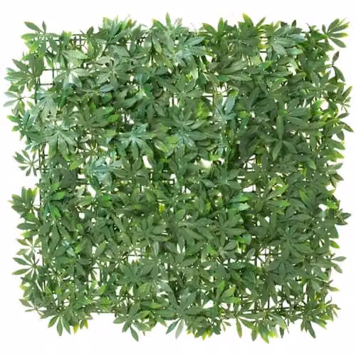 Primrose Green Artificial Acer Outdoor Hedge Panels, Pack of 8, W/H: 50 x 50 cm