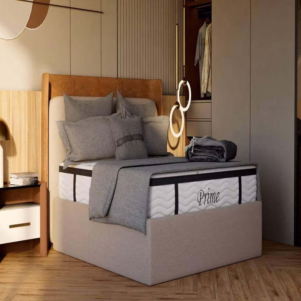Prime Hybrid 3500 Pocket Gel Mattress in White, W/D/H: 180 x 200 x 30 cm – 3