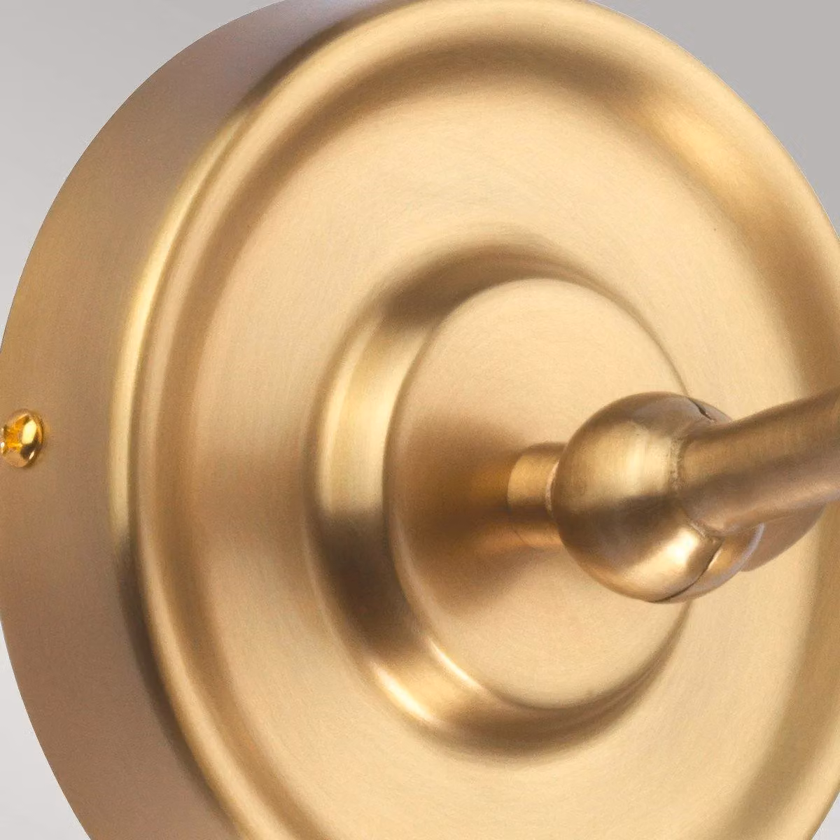 Netlighting Provence Mid-Century Dome Wall Light in Yellow and Aged Brass with E27 Socket – 2