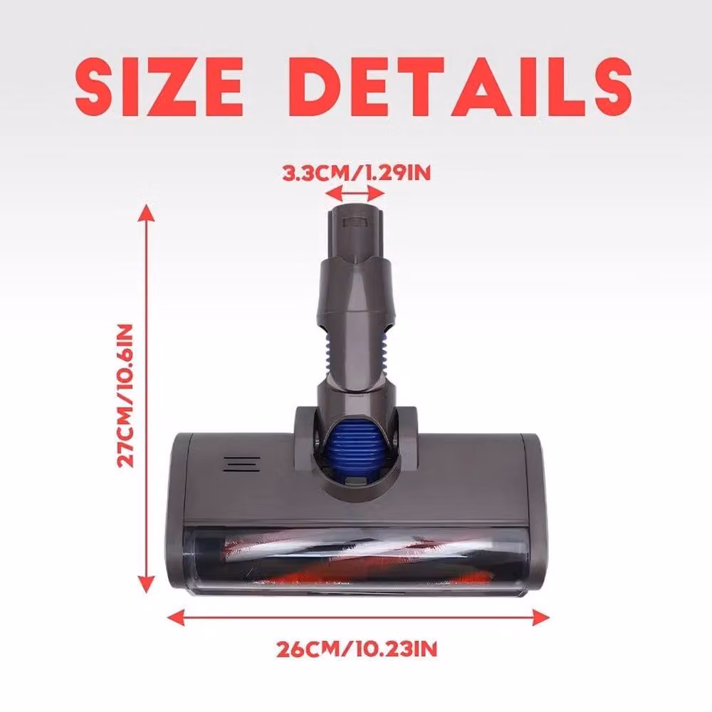 PAWNORA Replacement Brush Head for Dyson V6 in Grey – 2