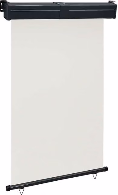 Berkfield Home Balcony Side Awning in Beige, W/H: 125 x 250 cm