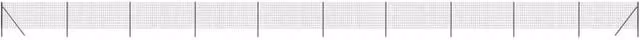 Berkfield Home Anthracite Black PVC Coated Galvanised Steel Wire Mesh Fence – 1