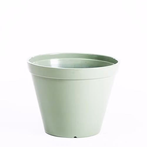 Garden Gear Lindos Glazed Effect Planter, Stone Green, Diameter: 39.5 cm, Height: 34 cm