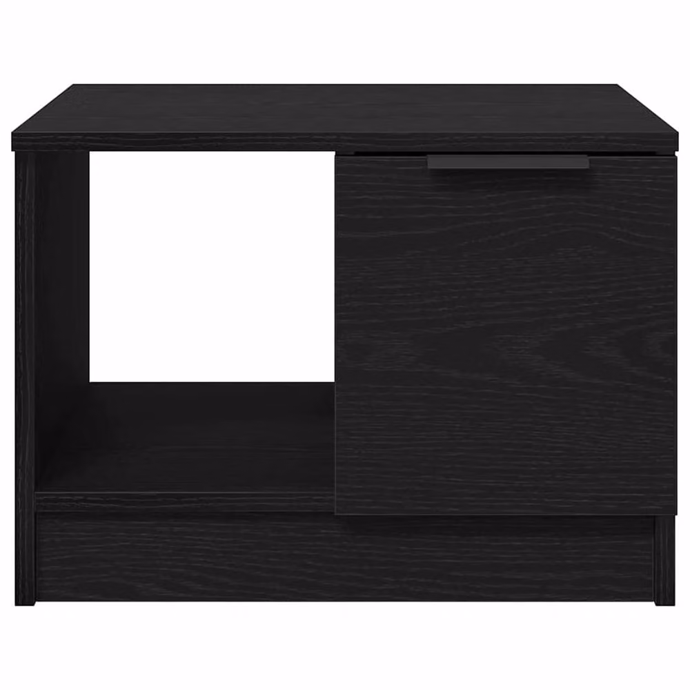 Berkfield Home Modern Black Oak Coffee Table, W/D/H: 50 x 50 x 36 cm – 4