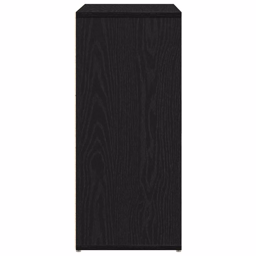 Berkfield Home Black Oak Sideboard, W: 60 cm, D: 31 cm, H: 70 cm – 3