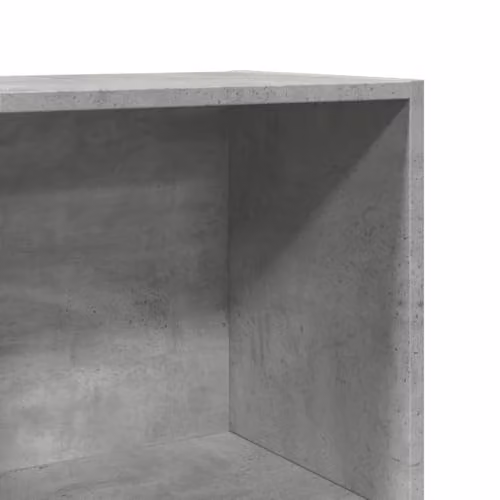 vidaXL Concrete Grey MDF Bookcase with Back Panel, W: 40 cm, D: 30 cm, H: 114 cm – 3