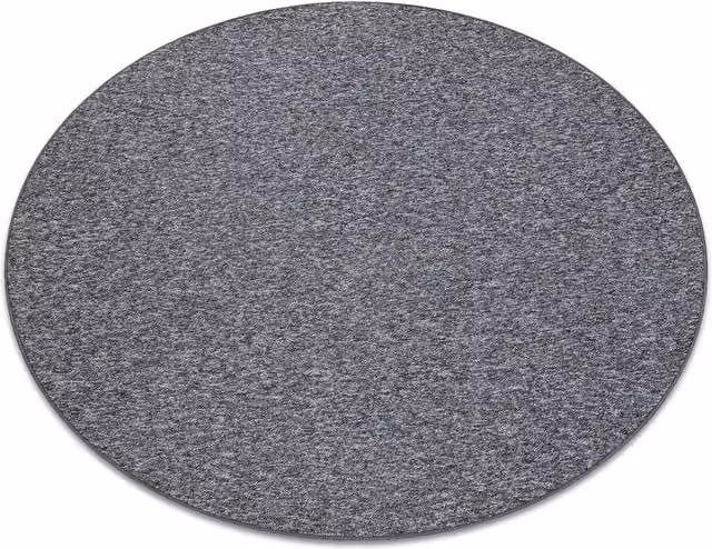 RugsX Superstar Round Grey Polypropylene Rug, Diameter: 100 cm