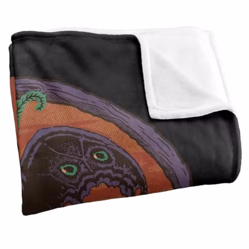 Steven Rhodes I Saw The Mothman Super Soft Fleece Throw Blanket, Multicolour, W/D/H: 152 x 127 cm – 7