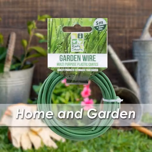 VFM Green Plastic Coated Garden Support Wire, 5 Metre – 7