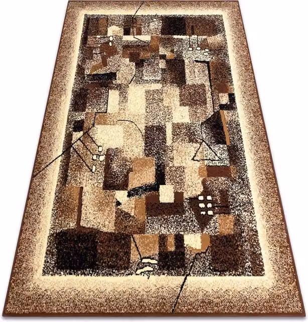 RugsX Morad Abstract Modern Rug in Beige, W: 60 cm, L: 110 cm