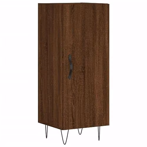 vidaXL Modern Sideboard in Brown Oak, W/D/H: 34.5 x 34.0 x 90.0 cm – 1