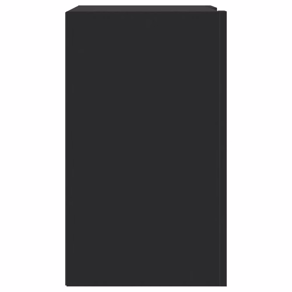 Berkfield Home Black Wall Mounted Cabinet with Hinged Doors and Internal Shelves, W/D/H: 75 x 35 x 60 cm – 3