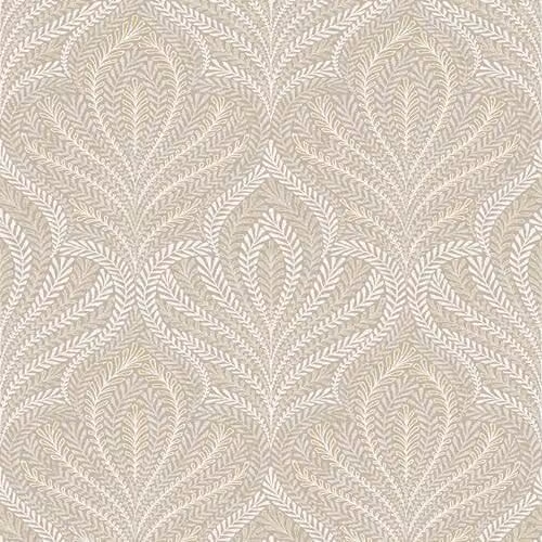 Grandeco Margot Geometric Abstract Vinyl Wallpaper in Beige
