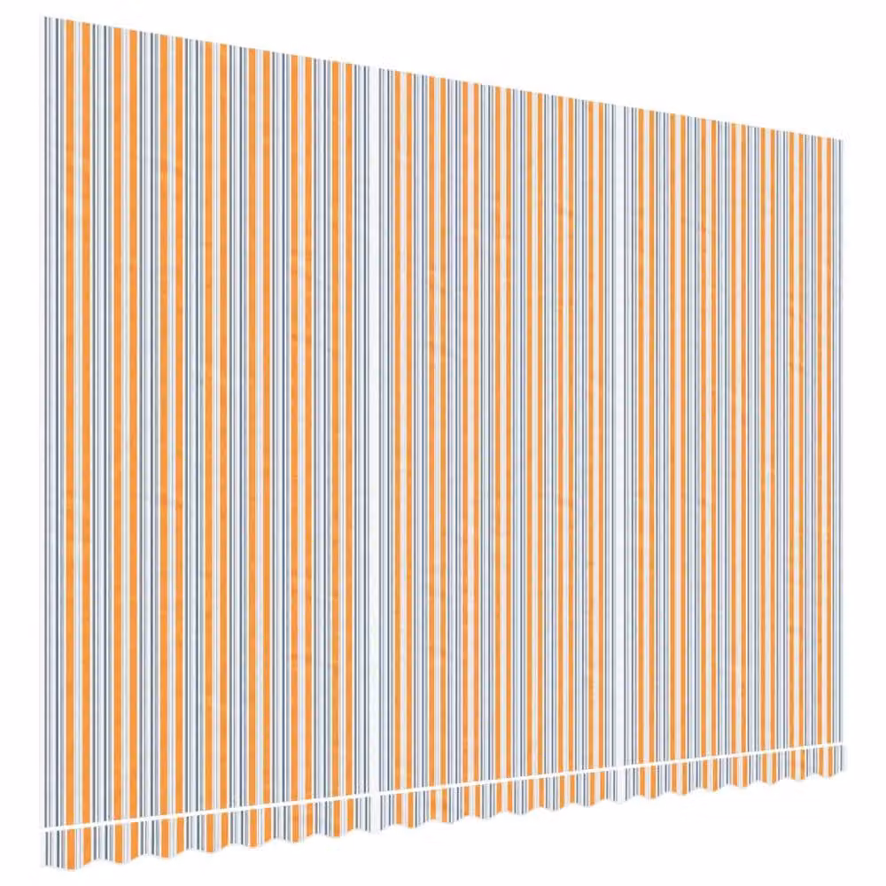 Berkfield Home Replacement Polyester Awning Fabric in Multicolour Stripe, W: 5 m, D: 3.5 m – 2