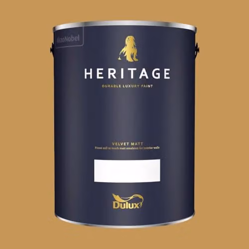 Dulux Trade Heritage Matt Paint in Gold and Brown, 5l – 2