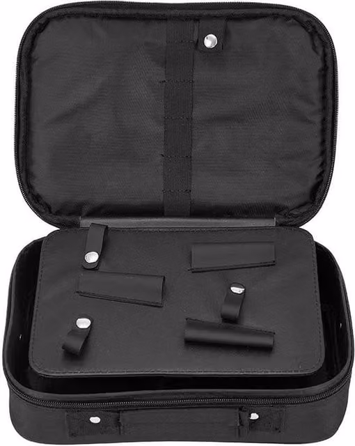 NESTLUNE Barber Tools Storage Bag for Clippers, Combs and Scissors, Black – 1