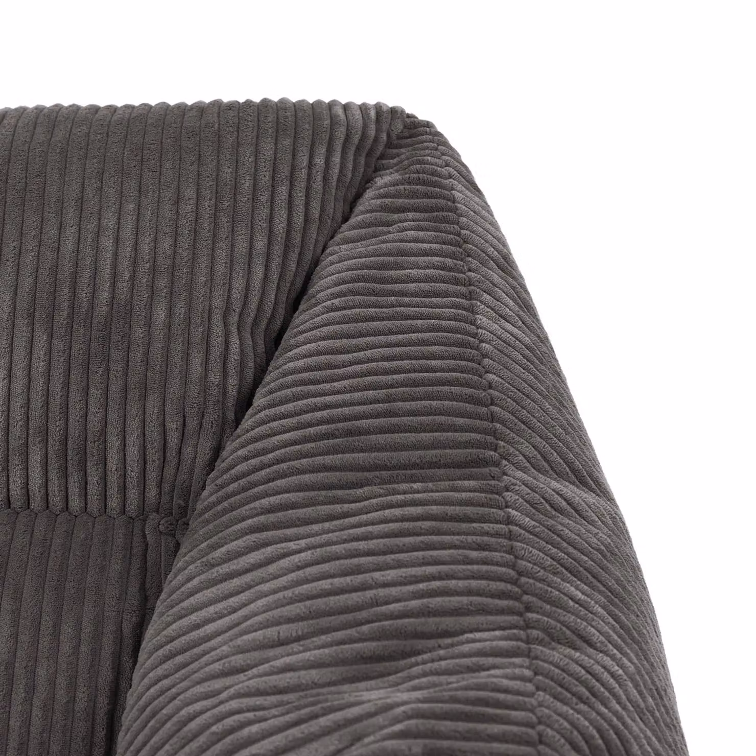ICON Natalia Jumbo Corduroy Bean Bag Armchair in Anthracite Grey – 4