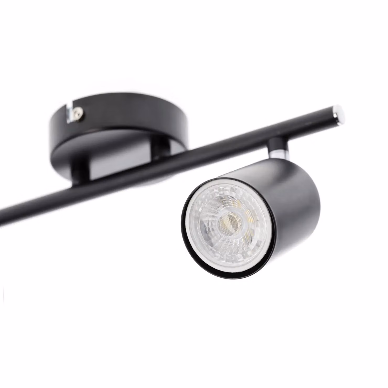 CGC Lighting Jack Black Double Head GU10 Adjustable Ceiling Spot Bar Light, W/D/H: 30 x 17 x 17 cm – 3