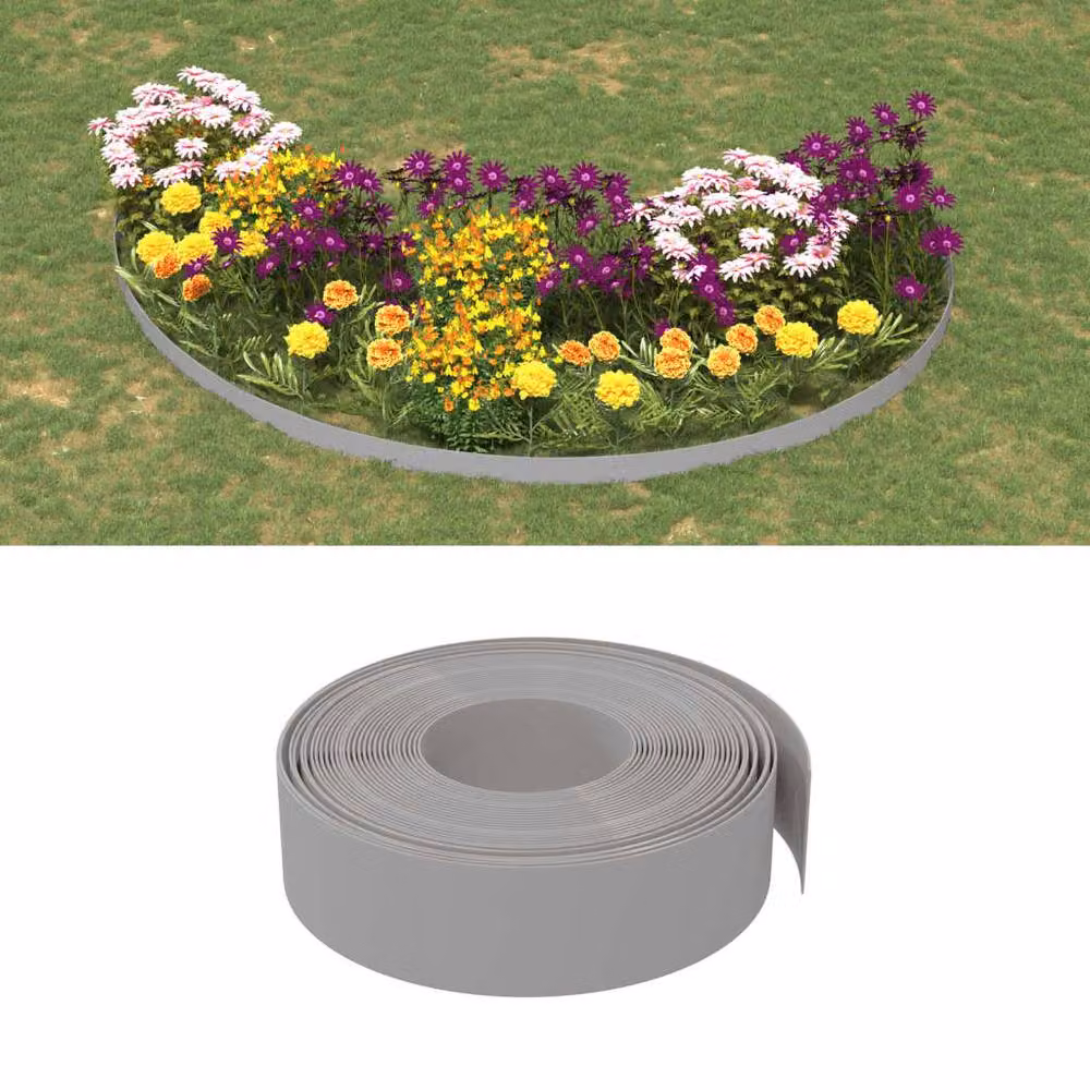 Berkfield Grey Polyethylene Garden Edging – 2