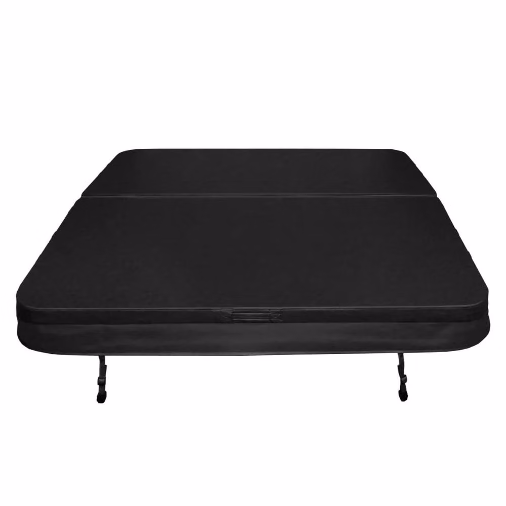 Monstershop Thermal Rectangular Hot Tub Spa Cover, Black, 200 cm – 3