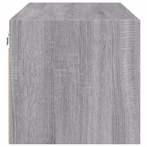 vidaXL Wall Cabinet with Glass Doors in Grey Sonoma, W/D/H: 102 x 35 x 37 cm – 2