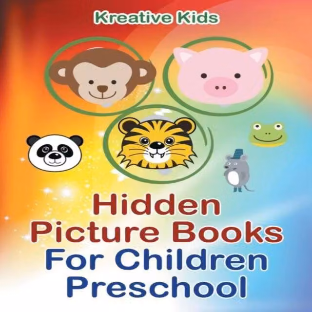 Kreative Kids Hidden Picture Books for Children Preschool Paperback, Multicolour