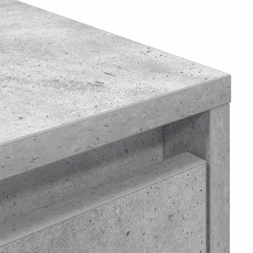 vidaXL Modern TV Cabinet with LED Lights in Concrete Grey, W/D/H: 193.5 x 41 x 50 cm – 3
